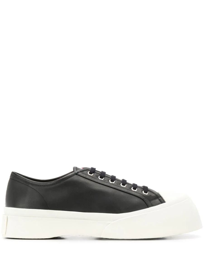 Marni Pablo Lace Up Trainer In Negro