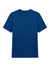 Theory Men's Essential Short-sleeve Cotton T-shirt In Estate Blue