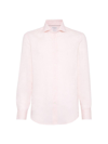 Brunello Cucinelli Linen Easy-fit Shirt In Pink