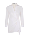 Vix By Paula Hermanny Women's Lia Long-sleeve Short Cover-up In Off White