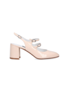 Carel Banana Patent-leather Pumps In Pink