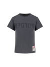 Golden Goose Doris Cotton T-shirt With Logo Detail In Gray