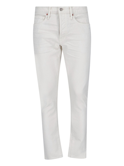 Tom Ford Slim Jeans In White