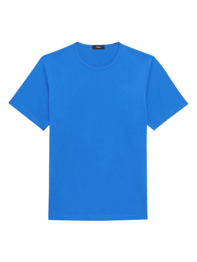 Theory Men's Precise Luxe Cotton T-shirt In Sail Blue