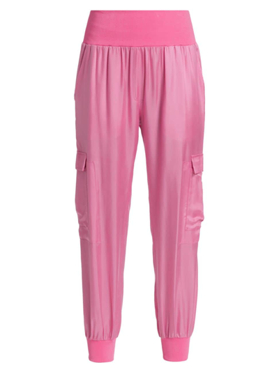 Cinq À Sept Giles High Waist Jogger Pants In Primrose