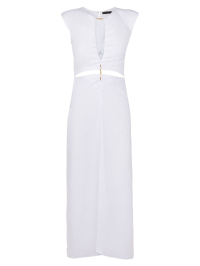 Vix By Paula Hermanny Women's Saori Cut-out Midi-dress In Off White