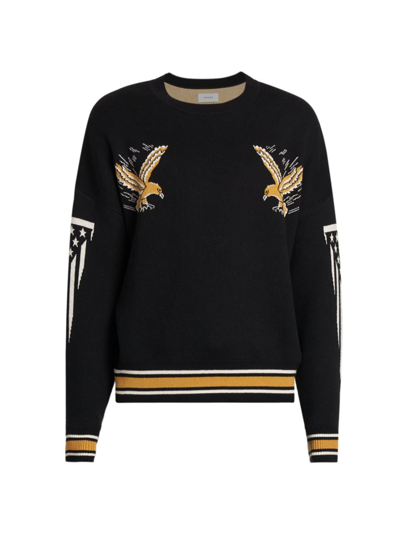 Rhude Men's Eagle Souvenir Wool-cashmere Sweater