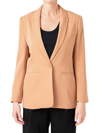 Endless Rose Tailored Single Button Blazer In Tan