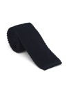 Brunello Cucinelli Men's Silk Knit Tie In Black
