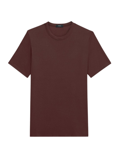 Theory Men's Essential T-shirt In Chocolate