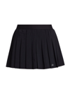 Alo Yoga Varsity Tennis Mini Skirt In Black