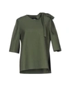 YANG LI Shirts & blouses with bow,38671827PG 4