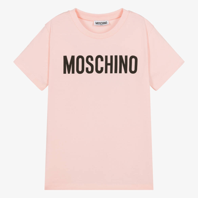 Moschino Kid-teen Teen Pink Cotton T-shirt