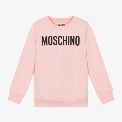 Moschino Kid-teen Kids' Pink Cotton Sweatshirt