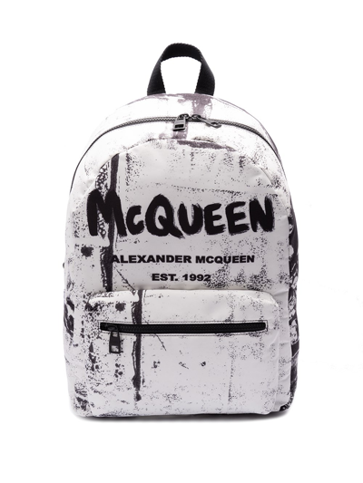 Alexander Mcqueen `metropolitan` Backpack In Black  