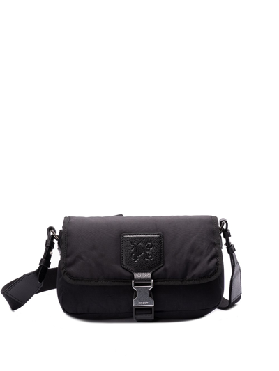 Palm Angels `monogram` Crossbody Bag In Black