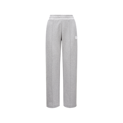 Moncler Collection Logo Patch Sweatpants Grey In Gris