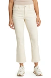 WIT & WISDOM WIT & WISDOM 'AB'SOLUTION FRAYED HIGH WAIST ANKLE FLARE JEANS