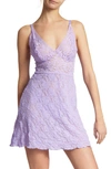 Hanky Panky Retro Plunge Chemise Wisteria Purple In Wisteria Purple