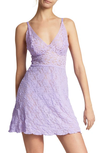 Hanky Panky Retro Plunge Chemise Wisteria Purple