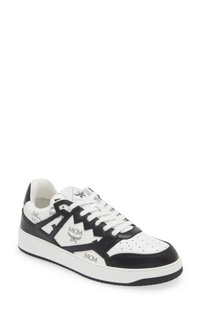 Mcm Neo Terrain Sneaker In Black  White