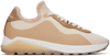 SEE BY CHLOÉ BEIGE & TAN BRETT SNEAKERS