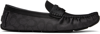 COACH BLACK SIGNATURE COIN LOAFERS