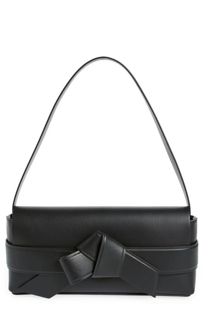 ACNE STUDIOS MUSUBI ELONGATED BOW DETAIL LEATHER CROSSBODY BAG