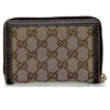 GUCCI GUCCI BAMBOO BROWN CANVAS WALLET  (PRE-OWNED)