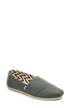 Toms Women's Alpargata Heritage Recycled Slip-on Flats Women's Shoes In Green