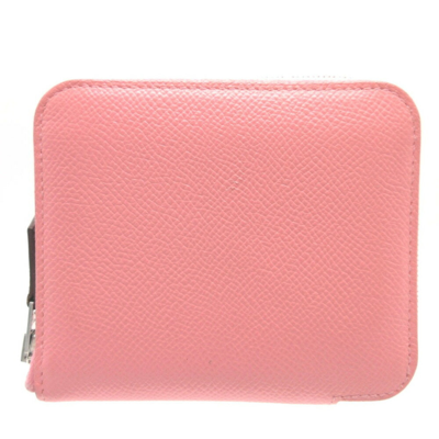 Hermes Hermès Silk'in Pink Leather Wallet  ()