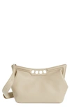 Alexander Mcqueen The Large Peak Leather Shoulder Bag In Camel