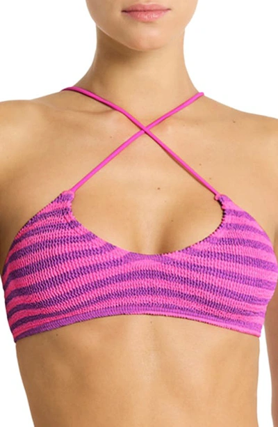 Bondeye Selena Convertible Bikini Top In Pink