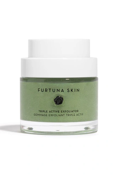 Furtuna Skin Triple Active Exfoliator, 2.7 oz In Green