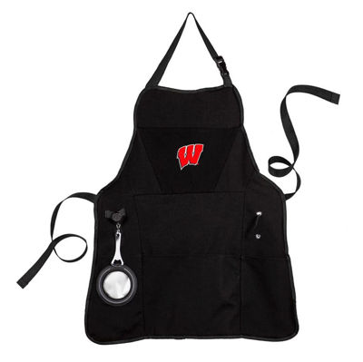 Evergreen Enterprises Wisconsin Badgers Grill Apron In Black