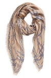 Rag & Bone Pea Chain Scarf In Tan