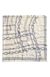 Rag & Bone Pea Chain Scarf In White