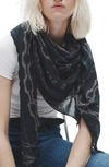 Rag & Bone Pea Chain Scarf In Black
