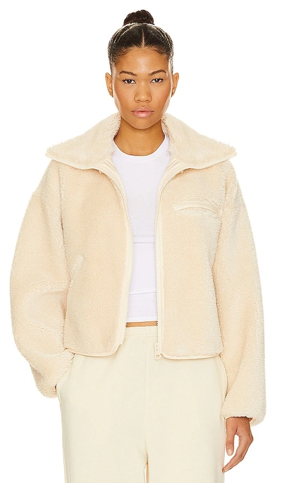 Wellbeing + Beingwell Catalina Sherpa Jacket In Ivory
