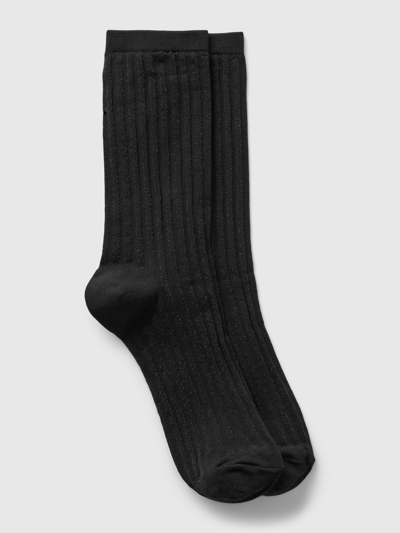 Gap Sheer Trouser Socks In True Black Stripe