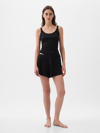 Gap Mini Rib Pj Tank Top In Black