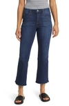 Wit & Wisdom 'ab'solution High Waist Crop Flare Jeans In Indigo