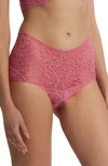 Hanky Panky Retro Lace V-kini Guava Pink