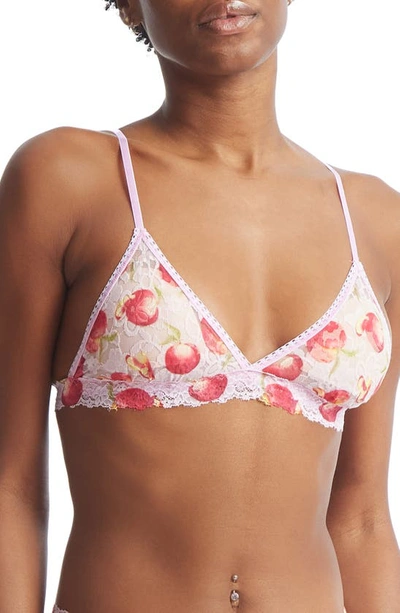 Hanky Panky Daily Lace™ Print Padded Triangle Bralette In Abundance