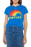 Mother The Boxy Goodie Goodie Crewneck Tee In Multi