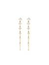 Fernando Jorge 18k Yellow Gold Brilliant Sequence Medium Diamond Earrings In Gold
