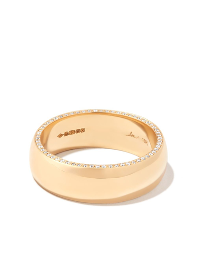 Lizzie Mandler Fine Jewelry 18k Yellow Gold Othello Cigar Diamond Ring