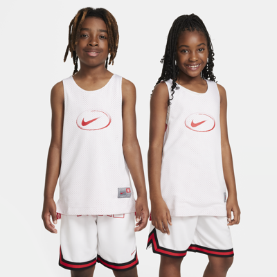 Nike Culture Of Basketball Big Kids' Reversible Jersey In White