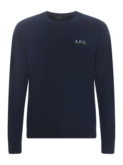 A.p.c. Sweater  "alois" In Blue