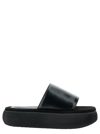 Osoi Black Boat Padded Platform Slides In Black